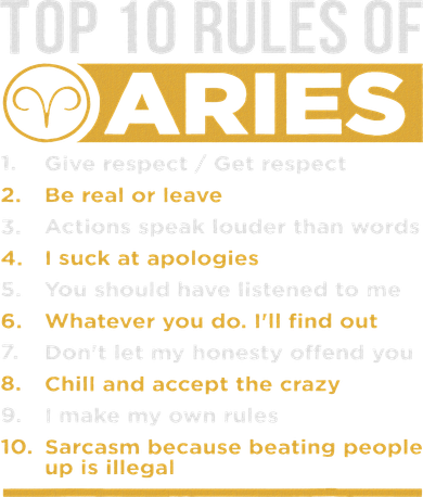 Aries Traits Facts Horoscope Zodiac Astrological Sign Gift Women's Long Sleeve Shirt
