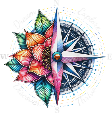 Dibble Dabble Designs Traveler Compass Dream Explore Thrive Adventure , Toddler T-Shirt