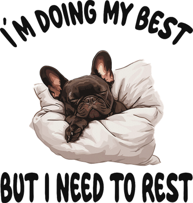 French Bulldog Frenchie Dog Pajamas Sleeping Napping Polo