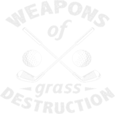 Weapons Of Grass Destruction Golf Golfer Golfing Golf Towel