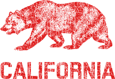 California Republic Flag Distressed Bear 11oz C Handle Ceramic Mug