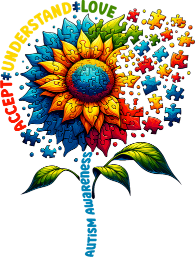 Autism Awareness Sunflower Autism Sunflower Hat