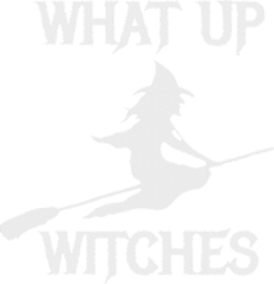 Witch Halloween What Up Witches With A Broomstick Ornament