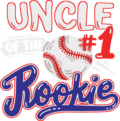 Uncle Of Rookie 1st Baseball Birthday Party Theme Matching Doggie Tank