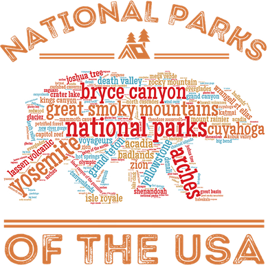 National Parks Bear Hiking Travel Camping Outdoors Retro USA  Kids T-Shirt