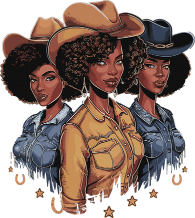 Black Cowgirl Rodeo Melanin Bucket Hat