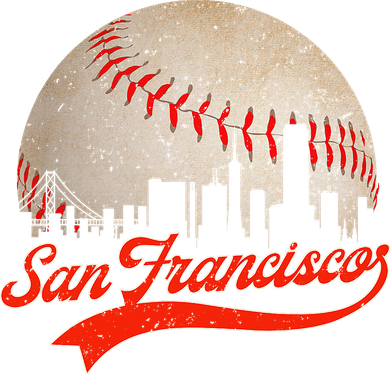 Vintage San Francisco Baseball Cityscape Lover Women Women's Long Sleeve Shirt