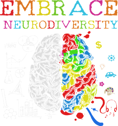 Embrace Neurodiversity Adhd Autism Asd Toddler T-Shirt