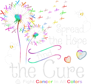 Fight Cancer In All And Every Color Ribbons Dandelion Flower Tumbler