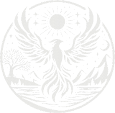 Phoenix Scene Art Design For Women And Beanie