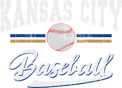Retro Game Day Vintage Kansas City Baseball Ornament