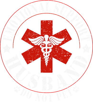 Emotional Support Husband Do Not Pet Funny Husband Backpack