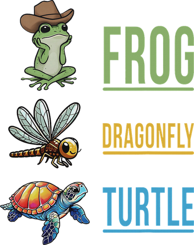 Subtle Political Humor Anti Trump Frog Dragonfly Turtle Magnet