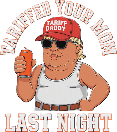 Tariffed Your Mom Last Night Kids Hoodie