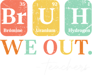 Bruh We Out Teacher Retro Vintage End Of Year Holiday Kids Hoodie
