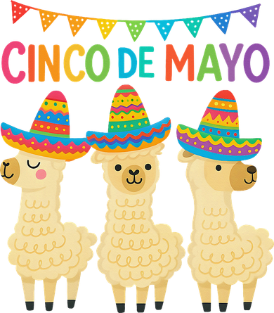 Cinco De Mayo Llama Fiesta Ultimate May 5th Party Vibe Santa Hat