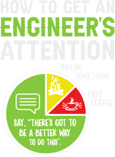 How To Get An Engineer's Attention Doggie Tank