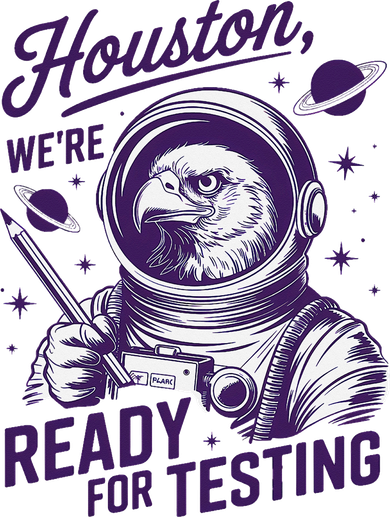 Cool Eagle Astronaut Houston Were Ready For Testing Teacher Doggie Tank