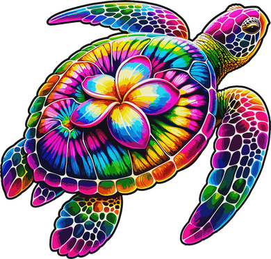 Hawaiian Sea Turtle Tie Dye Hawaii Vacation Beach Summer Backpack