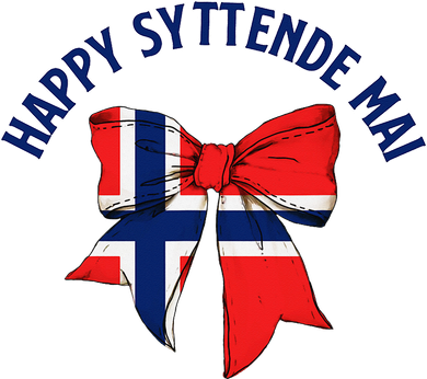 Happy Syttende Mai Coquette Patriotic Bows Retro Norway Hat