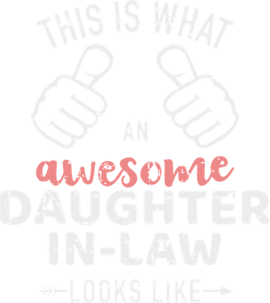 Awesome Daughter In Law Looks Like From Mother In Law Women's Hoodie