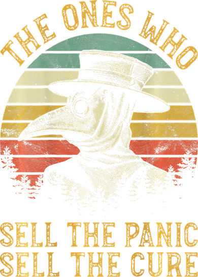 The Ones Who Sell The Panic Sell The Cure. Women's Hoodie