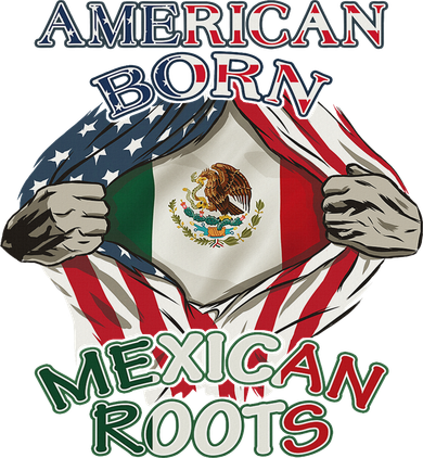 American Born Mexican Roots Flag Proud Usa Love Mexico Apron