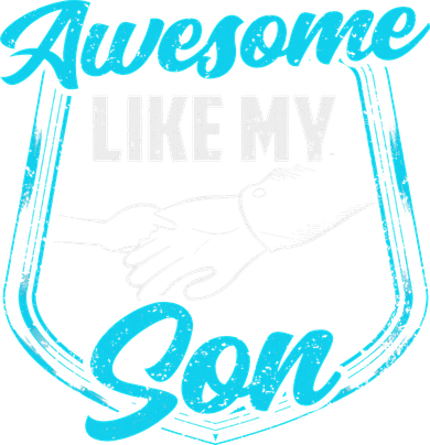 Awesome Like My Son Daddy Father Father's Day Dad Sayings Women's Hoodie