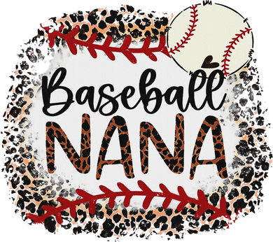 Baseball Nana Leopard Baseball Nana Coaster