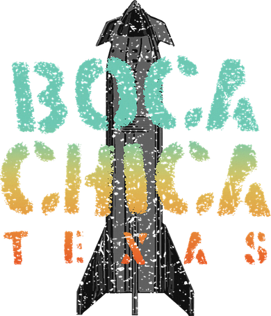Boca Chica Texas Starship Cool Retro Doggie Tank