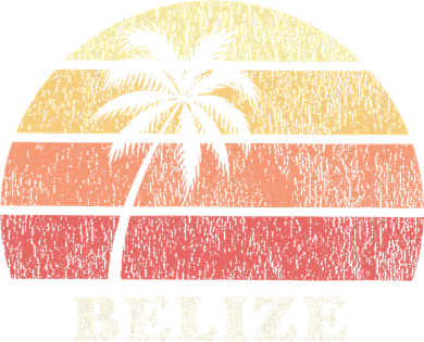 Belize Vintage 70s Retro Throwback Design Baby Bodysuit