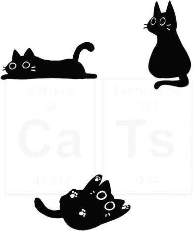 Cat Chemistry Periodic Table Funny Gifts Cat Dad, Cat Mom Tank Top