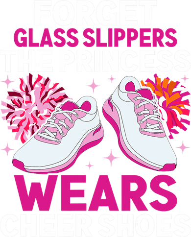 Cheerleader The Princess Wears Cheer Shoes Cheerleading Kids Sweatshirt