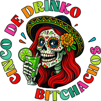 Cinco De Drink-o Bitchachos Drinking Kids Long Sleeve Shirt