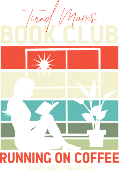 Tired Moms Book Club Coffee Chaos Chapters Funny Golf Towel