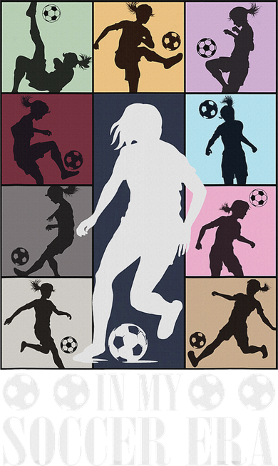 In My Soccer Era Funny Soccer Girl Player Kids T-Shirt