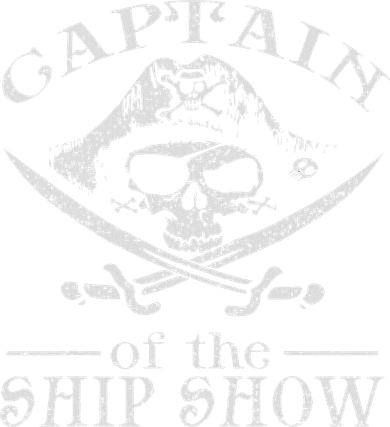 Funny Pirate Design Captain Ship Show Boater Boating Captain Women's T-Shirt
