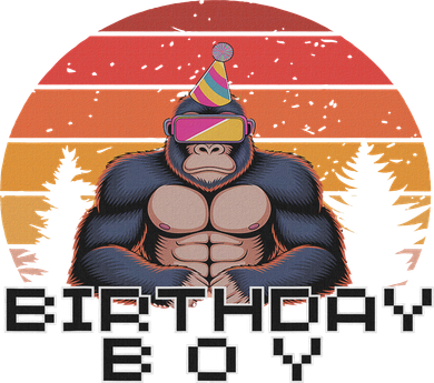 Gorilla Birthday Decorations Monkey Tag Vr Gamer Funny Tumbler
