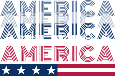 America First Retro Vintage Patriotic Women's Dry Zone Grid Polo