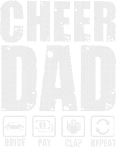 Funny Cheer Dad Proud Cheerleader Father Humor Fathers Day Polo