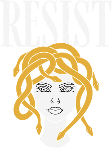 Resist Medusa Women Rights Feminist Rage Toddler T-Shirt