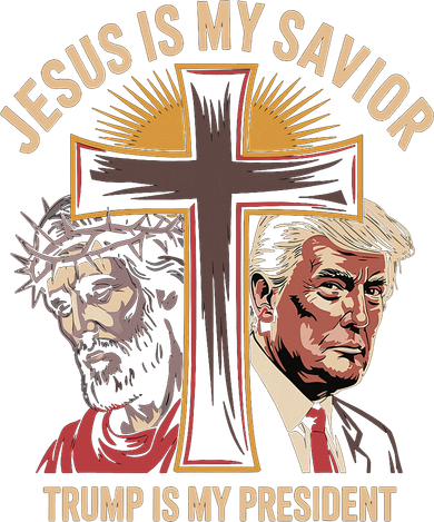 Jesus Is My Savior Trump Is My President Biblical Coffee Mug