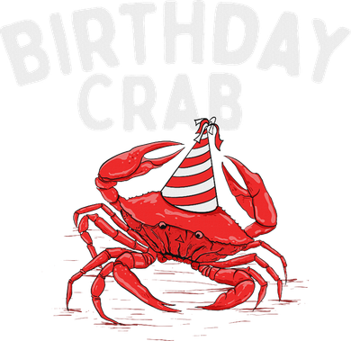 Birthday Crab Crustacean Animal Lover Beach Seafood Women's Sweatshirt