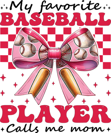 Favorite Baseball Player Calls Me Mom Mothers Day Coquette Mousepad