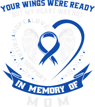 Blue Colon Cancer Awareness In Memory Of Mom Colorectal Button