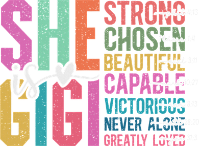 She Is Gigi Christian Mother's Day Present For Grandma Women Tumbler