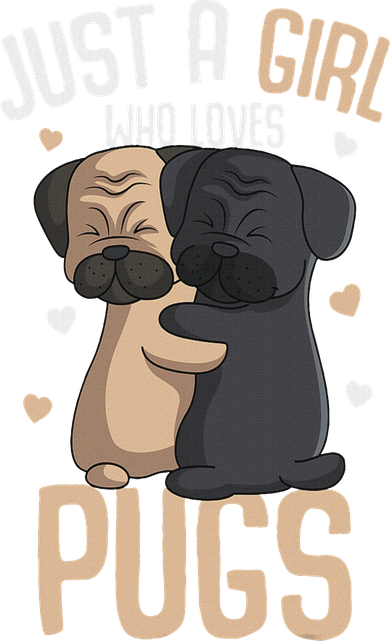 Just A Girl Who Loves Pugs Pug Lover Button