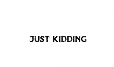Free Hugs Just Kidding Don't Touch Me  Ceramic Ornament