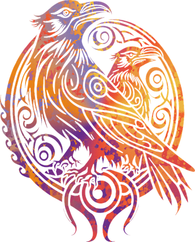 Odins Raven Norse Mythology Viking Birds Celtic Knots Asgard Toddler T-Shirt