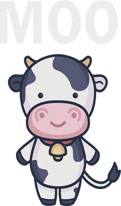 Moo Cow Funny Farmer Cow For And Toddler Hoodie